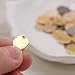 WSSROGY 36 Pcs Stamping Tag Pendants Circle Blank Coin Stamping Charms Round Stamping Blank Tag Metal Jewelry Making (Gold Silver Rose Gold)
