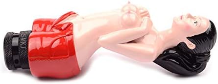 SMKJ Naked Sexy Girl Shape Universal Gear Stick Shift Shifter Knob Automatic Manual Shift Knob Suitable for Most Transmission Vehicles (red): Automotive