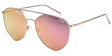 Quay Women's x Jasmine Sanders Indio Sunglasses, Gold/Pink, One Size
