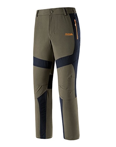 Army Green Sunscreen Trouser for Boy with Stretch Waist for Running and Gliding by Makino (Army Green M)