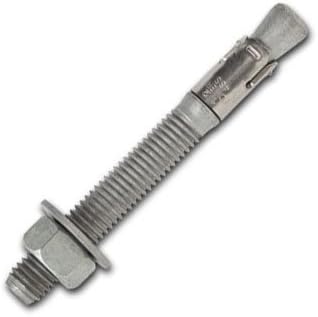 1/2" x 5-1/2", Powers Power-Stud HD5 Wedge Expansion Anchors, Hot Dipped Galvanized Steel, 50/Bx