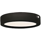 Maxim Lighting 58784WTBK Wafer - 17W 1 LED Round Flush Mount-2.1 Inch Tall and 7 Inch Wide