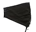 WOOSUN Women Girls Chiffon Ballet Skirt Dance Wrap Skirt Adjustable Waist Tie Ballet Skirts 38cm (Black)