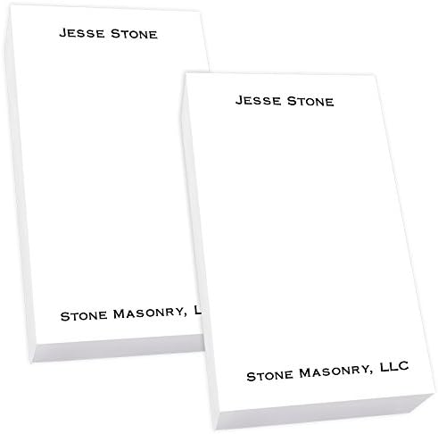 Personalized Office Small Tablet Pair - White