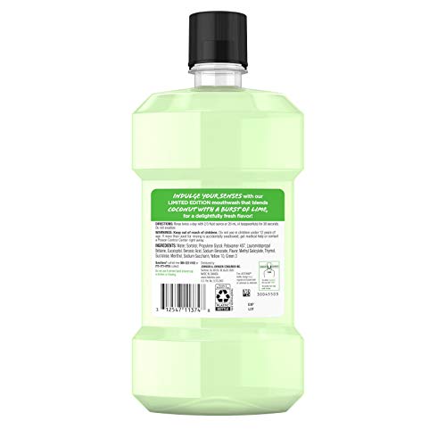 Listerine Zero Alcohol Mouthwash, Oral Rinse Kills up to 99 of Bad