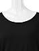 TWINTH Womens Plus Size Drape Top Side Shirring Dolman Sleeve Basic Jersey Tops Black Medium
