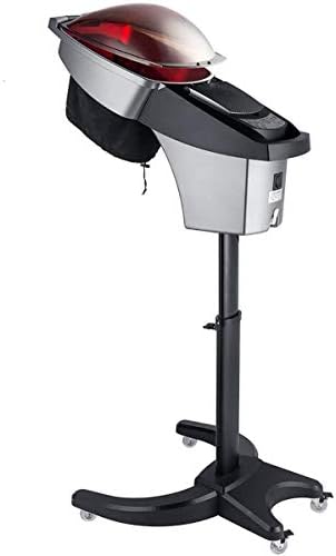 プロの調整可能なスタンドアップヘアボンネットドライヤーサロン軌道赤外線ヘアスチーマーヘアカラープロセッサフロアローリングベースホイール付きビューティー サロン機器ホーム 直営店