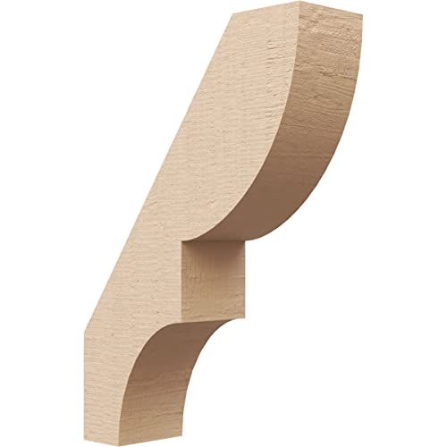 Timberthane Rough Cedar Faux Wood Ridgewood Knee Brace, 3" W x 10" D x 14" H, P…