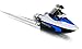 RC Nano Jetski Toy Micro Remote Control Battery Operated Watercraft Wireless Precision 4-Button Twin Prop Control 50 Foot Range (Colors Vary)