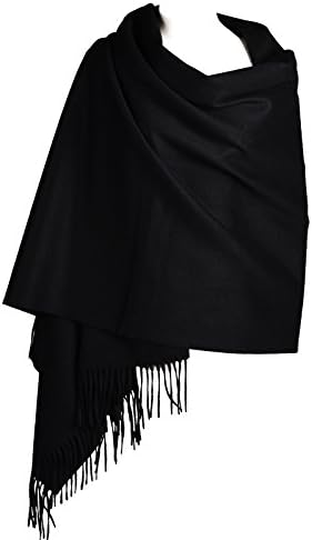 Cashmere Wrap Shawl Stole for Women, Winter Extra Large(79in x 28in) Wool Scarf