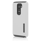 Incipio DualPro Case for LG G2 (AT&T/Sprint/T-Mobile) - Carrying Case - Retail Packaging - White/Gray