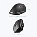 Anker Wireless Mouse, Ergonomic USB 2.4G Wireless Vertical Mouse with 3 Adjustable DPI Levels 800/1200 / 1600 and Side Controls, Black