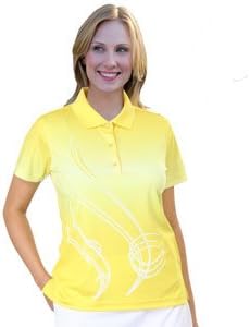 Monterey Club Ladies' Dry Swing Ombre Graphic Print Short Sleeve Shirt #2537