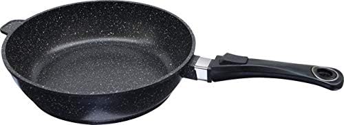 Pradel Excellence - 52393M - Sauteuse 28cm "Façon Pierre" en Fonte Aluminium, tous Feux dont Induction - Cuisine A Vivre Pradel Excellence - 52393M - Sauteuse 28cm "Façon Pierre" en Fonte Aluminium, tous Feux dont Induction