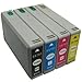 eStoreimport Compatible Ink Cartridges XL Replacement for Epson 676 (Black, Cyan, Magenta, Yellow, 4-Pack)