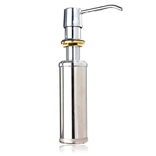 Soap Dispenser Kitchen Sink Faucet Bathroom Shower Lotion Shampoo Top Of The Pump-Head 350ml Easy To Install Silver Color Brand New