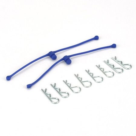 Du-Bro 2249 Blue Body Klip Retainer (2-Pack)