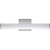 Maxim 52100PC I Rail Collection Compliant Energy Star 18 Inch One-Light LED Bathroom Vanity I Satin Nickel Finish I Aluminum 