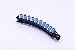 Prettyou Bling Bling Crystal Banana Hair Clip for Women, Pack of 8