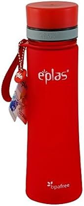 BPA-Free Wide Mouth Water Bottle (Red, Small)