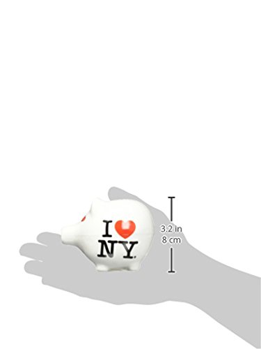 I Love NY Piggy Bank, Ceramic New York City Souvenir, Kids NYC Souvenirs
