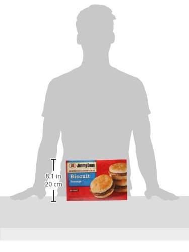Jimmy Dean, Snack Sized Sandwiches Biscuit Sausage, 20 ct (Frozen) - Thumbnail 4