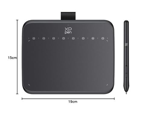 XPPen Graphic Tablet, Deco 640 Graphics Tablet without Screen, 16K Pressure Levels, 6 x 4 Inches, Designed for OSU Signature Drawing