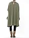 Mordenmiss Women's Doll Collar Casual Sleeveless Top With Big Pockets L Style 1-Olive Green