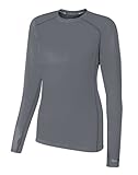 Duofold Women's Light Weight Thermatrix Performance Thermal Shirt, Folkstone Grey, Medium