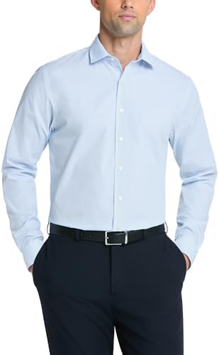 kenneth cole unlisted dress shirts Unlisted Kenneth Cole Button Up Dress Shirt Men's Size 16 32-33 Large Lilac  NEW