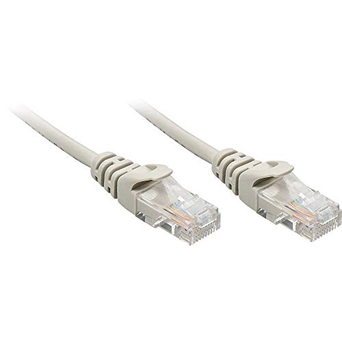 LINDY Cable de Red U/UTP Cat.5e de 7,5 m, Gris