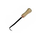 Flexcut 1 inch Mini-Draw Knife, High Carbon Steel Blade, Ergonomic Ash Handle, (KN17)