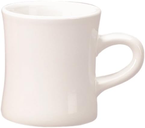 Classic Diner Mugs - White - 2 Pack - 10 ounce