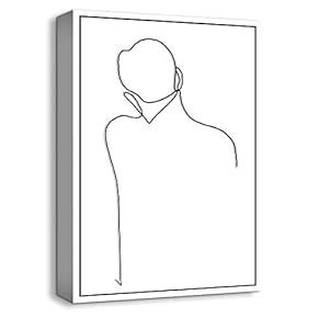 Lines Drawing Home Artwork for Living Room Bedroom