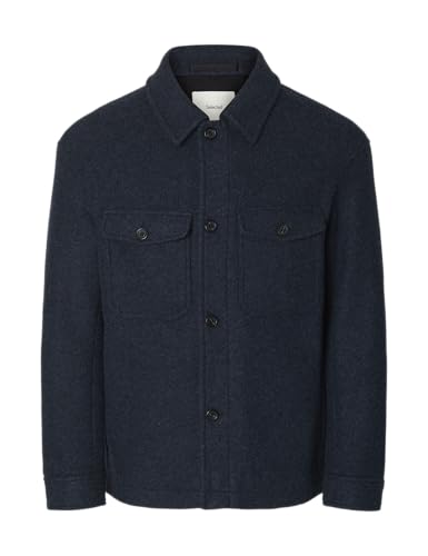 Slhmitch Wool Blend Shacket Noos en promo sur Amazon