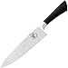 Blue Key World Chef Knife - Ultra Sharp, Lightweight, Ergonomic - Your Go-To Knife in Kitchen for Cutting and Chopping Meat, Fish, Sushi, Fruit, Vegetables, All Food - Well Balanced, 8 Inch, Gift