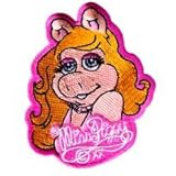 Jim Henson Muppets Miss Piggy Embroidered Iron on Patch
