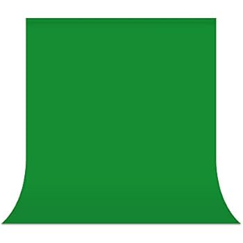 Green Screen Backdrop 5x7 ft / 1.5x2m - UTEBIT 100% Polyester Less Wrinkle Photography Background Collapsible Chromakey Green Back Drop for Video Studio Photo Shooting Portrait (Stand Not Include)