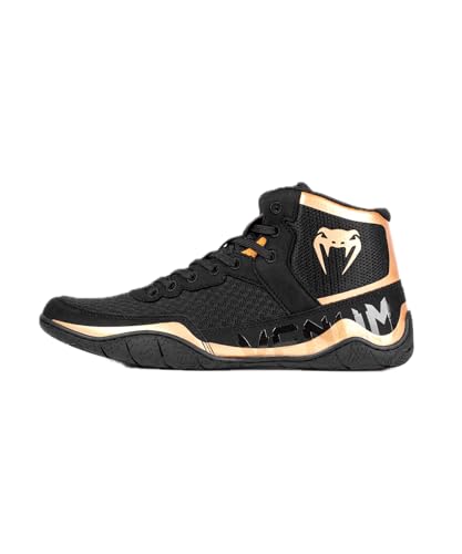 Venum Men’s Women’s Wrestling Boxing Elite Shoe – Black/Bronze