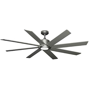 Troposair Northstar 60 Inch Dc Ceiling Fan In Brushed Nickel With