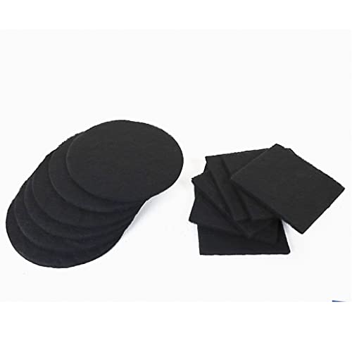 Epica 12 Pack Charcoal Filter Replacement for Countertop Compost Bin | 2-in-1 Compost Bucket Filter Removes Odors | 6.5'