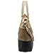 MG Collection Ece Tri-Tone Hobo Handbag, Black, One Size