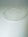 Silver Toothed Metal Alice band