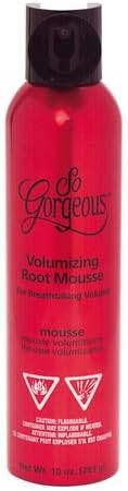 So Gorgeous Volumizing Shampoo 2.5 oz, Volumizing Mousse 1.5 oz &amp; Volumizing Shaping Spray 1.5 oz - 3 Piece Travel Set