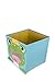 Cute Smiling Frog Collapsible Toy Storage Organizer by Clever Creations | Toy Box Folding Storage Cube for Kids Bedroom | Perfect Size Storage Cube for Books, Kids Toys, Baby Toys, Baby Clothes