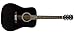 Squier SA-150 Dreadnought Acoustic Guitar, Black