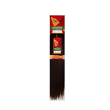Amazon Com Silky Straight 18 Human Hair Extensions 2 Darkest