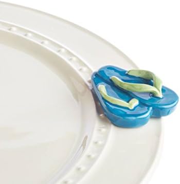 Nora Fleming Hand-Painted Mini: Flip Flops A156