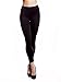 Stylish and Fit Body Fleece Lined Leggings Women High Waist Seamless Warm Winter Black Leggings