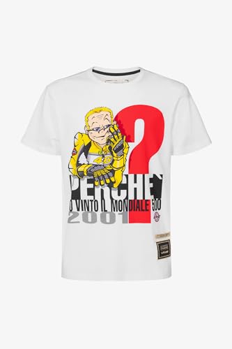 Valentino Rossi T-Shirt Unlimited Collection 2001 World Title (500 cc),Man,Light Blue,L